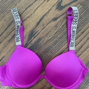 Victoria's Secret Purple 34A Bedazzled Bra